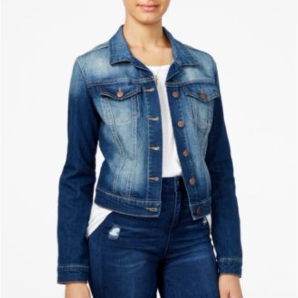 Jessica Simpson's Pixie Long Sleeve Denim Jacket Size M